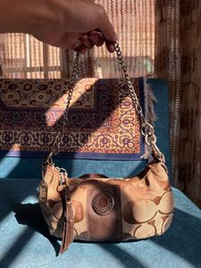 Coach Monogram Shoulder Bag