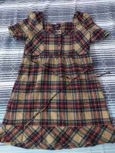 Plaid Mini Dress