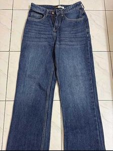 Classic Blue Wide Leg Jeans