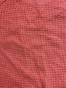 Forever 21 Coral Knit Top