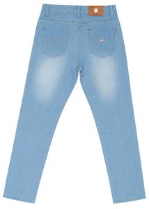 Light Blue Denim Jeans | Men's Straight Fit |