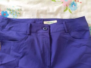 Classic Purple Straight Leg Pants