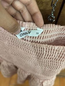 Cute Pink Peplum Top