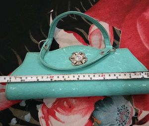 Chic Teal Clutch