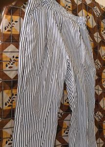 Striped High-Waisted Pant For men and women