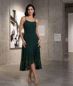 Elegant Green Midi Dress