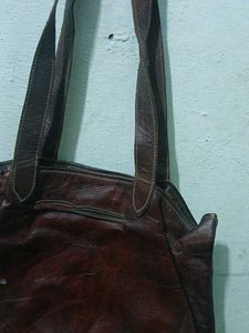 Vintage Leather Hobo Bag