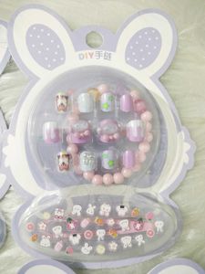 Any 2 Cute Press-On Nails &amp; Bracelet Set