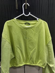 Crop Sweatshirt - Neon Colour