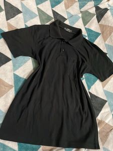 vintage Classic Black Polo T-Shirt