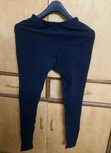 'W' Pink Kurta + Black Leggings