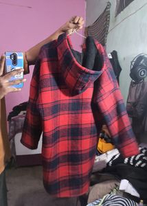 Cute Red And Black Shacket