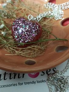 Sparkly Heart Necklace