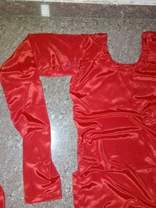 red  ♥️ soft silk salwar kameez set