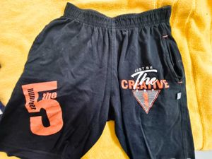 Kid's Graphic Print Shorts
