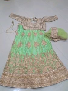 Grand Green lehenga