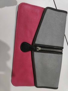 Satya Paul Two-Tone Chic Clutch