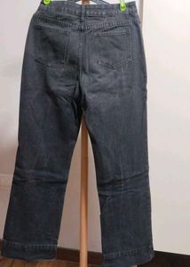 Dark Wash Split Hem  Jeans