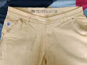 Men's Yellow Chinos