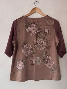Brand New Floral Silk Top