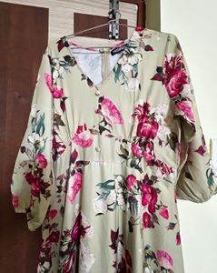 Floral Print Maxi Dress