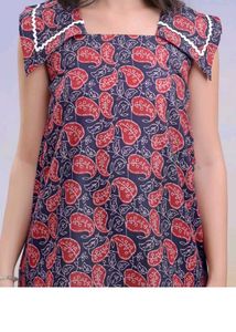 Boho Paisley Print Summer Dress