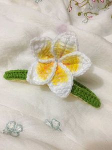 Cute Crochet Flower Hair Claw Clips