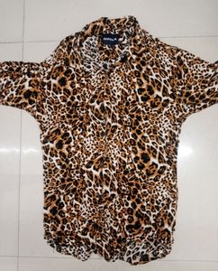 Cheetah🐆 Print Shirt👔!!! For Working Woman And Also A Fabulous College Girl!!😌😘