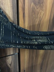 Elegant Black &amp; Gold party wear Shrug