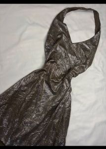 (can be altered )Sparkly Halter Neck Dress