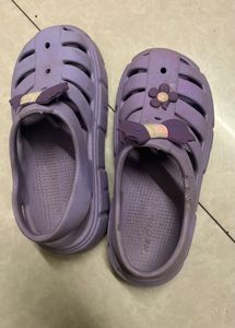Cute Purple Sandals with Bows