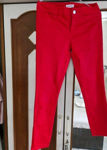 Calvin Klein Vibrant Red Pants