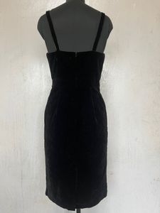 Black Adjuster Sleeve Dress