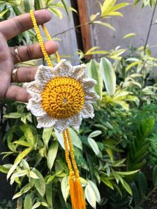 Handmade Crochet hanging flower