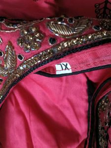 Beautiful Pink Embroidered Kurta(new)