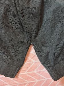Chic Black Lace Skirt
