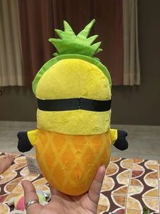 Pineapple Minion Plush Toy plus key chain combo