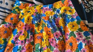 Floral Print Skirt- Berrylush Brand