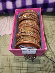 New Bangle Set with Earrings