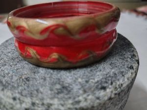 Red &amp; Gold Bangles