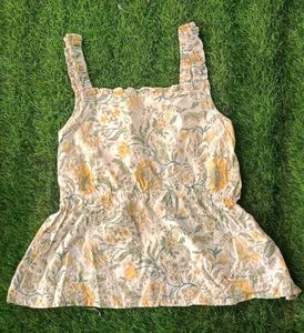 💐Floral Ruffle Top💐
