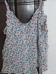 cotton floral top