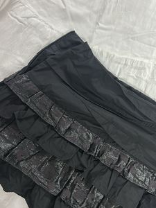 Gothic y2k poofy skirt