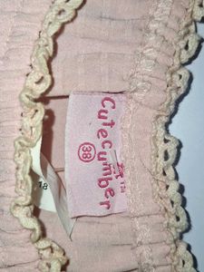 ​🌸 Elegant Pastel Pink Embroidered Jumpsuit (with