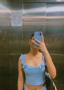 Ruffle crop top