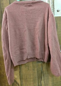 Cozy Mauve Knit Sweater