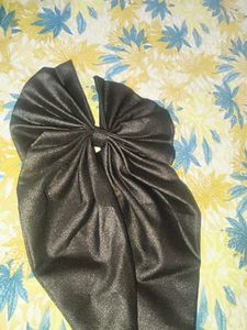 Elegant Red Bow Hair Clip