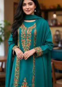 Elegant kashmiri suit unstitched