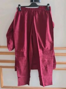 Maroon Floral Embroidery &amp; katha work Cod-set
