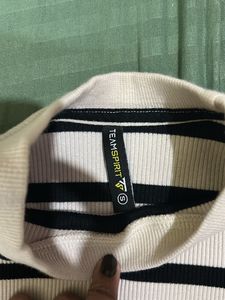 Striped Ribbed Top for winter
